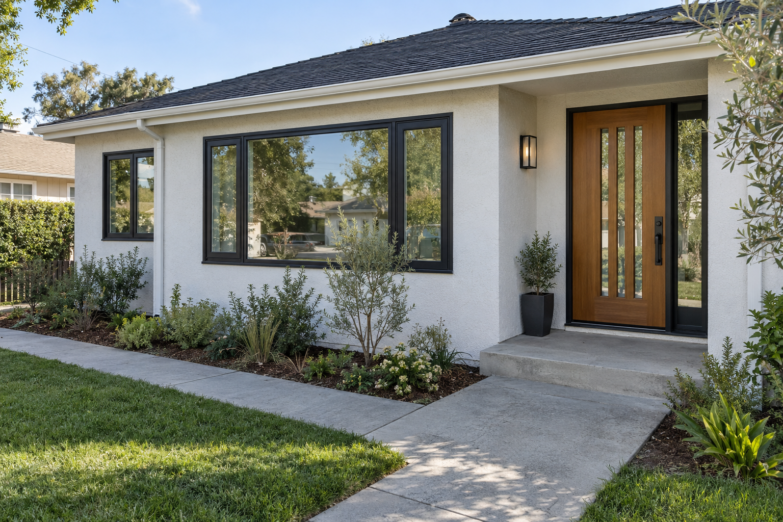 New windows and natural light in a Green Tech remodeled home